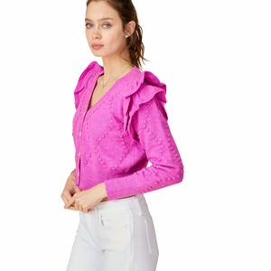 MARBELLA ELECTRIC ORCHID CARDIGAN