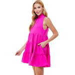 Load image into Gallery viewer, MEGAN MAGENTA DRESS
