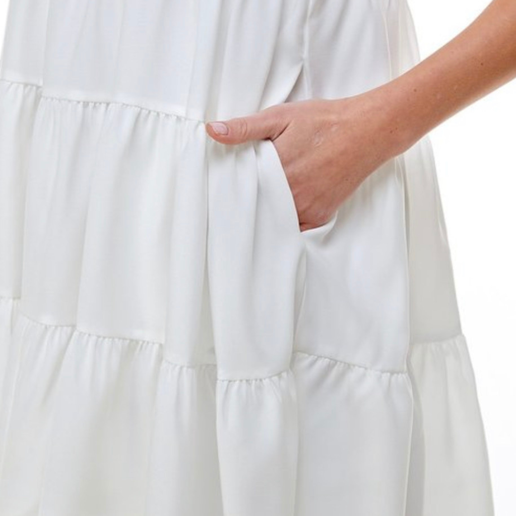 MEGAN WHITE DRESS