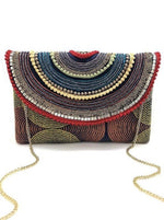 Load image into Gallery viewer, PINK CREAM LEOPARD CLUTCH
