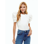 Load image into Gallery viewer, CLAUDIA PUFF SLEEVE TOP
