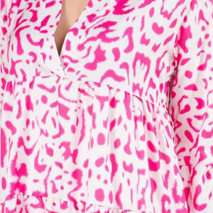 PINK LEOPARD DRESS