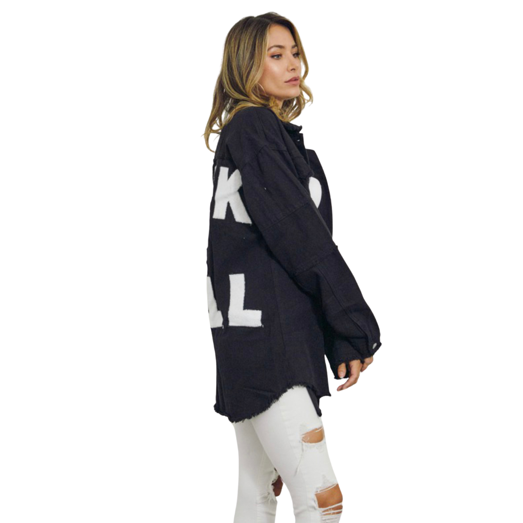 ROCK & ROLL DEMIN SHIRT