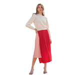 Load image into Gallery viewer, ROSSO PLEAT WRAP SKIRT
