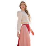 Load image into Gallery viewer, ROSSO PLEAT WRAP SKIRT
