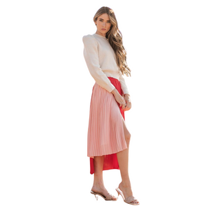 ROSSO PLEAT WRAP SKIRT